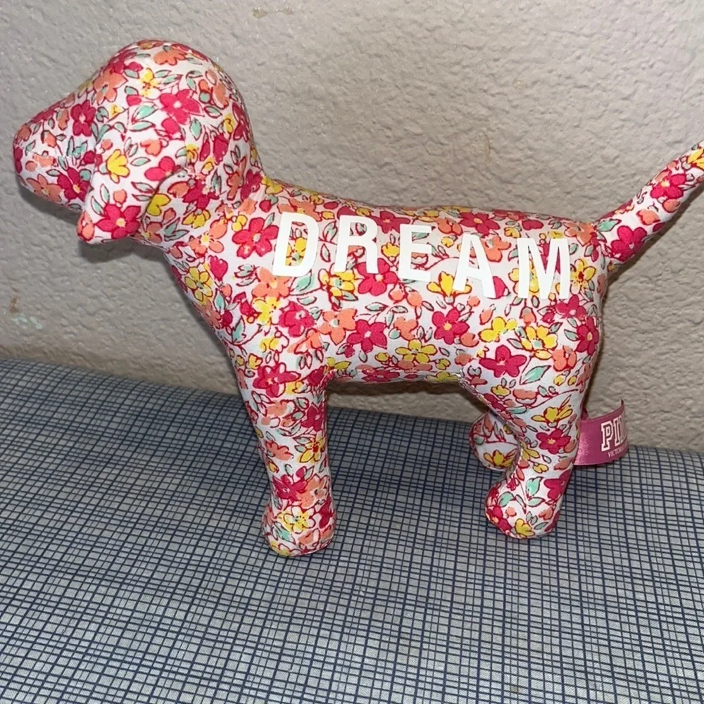 Victorias Secret PINK Floral Dream Mascot Stuffed dog - Picture 2 of 8